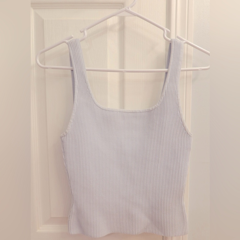 Babaton Aritzia Sculpt Knit Square Neck Tank Top - Small